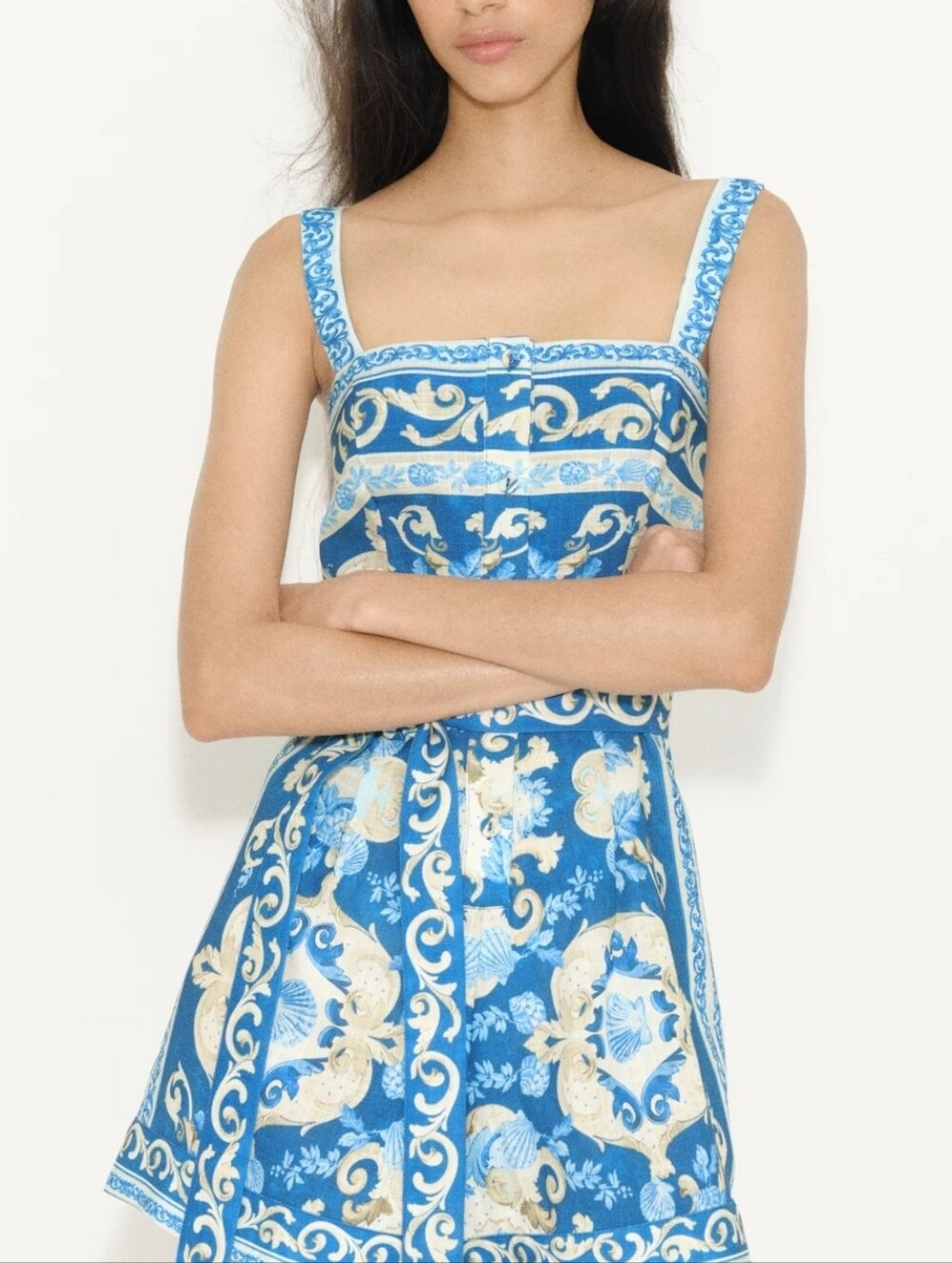 H&M Tie Belt Romper